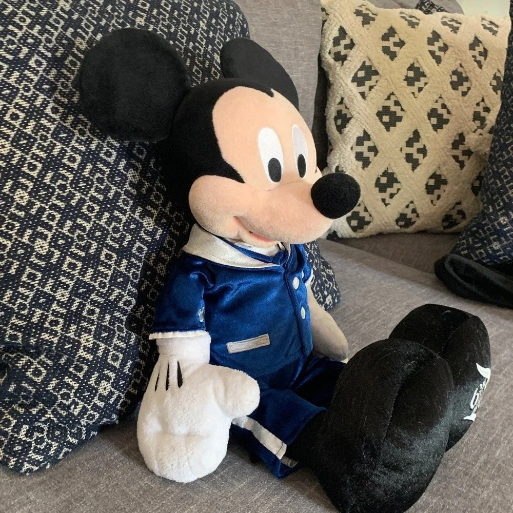 Mickey Mouse Stuffed Animal  Disneyland 60 Anniversariy Diamond Edition‎